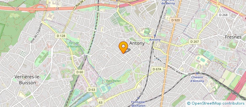 localisation de l'entreprise SB CONSULTING SAS à ANTONY