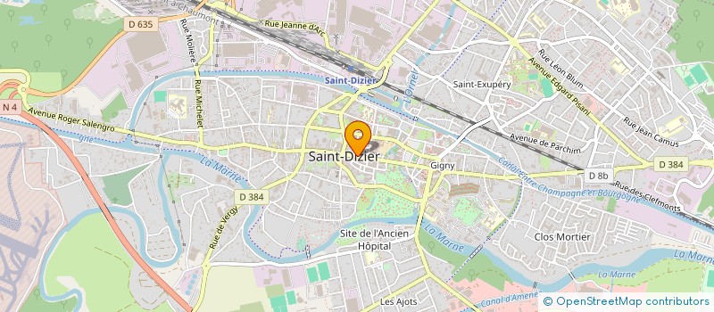 localisation de l'entreprise SB CORPORATION à SAINT-DIZIER