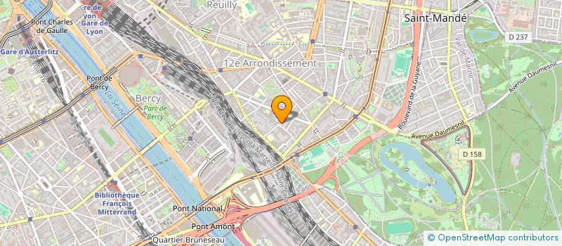 localisation de l'entreprise SB COURSES à PARIS