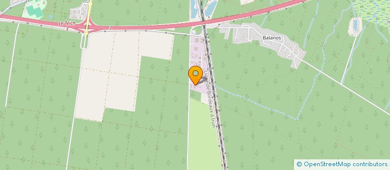 localisation de l'entreprise SB CREA  LE TEICH