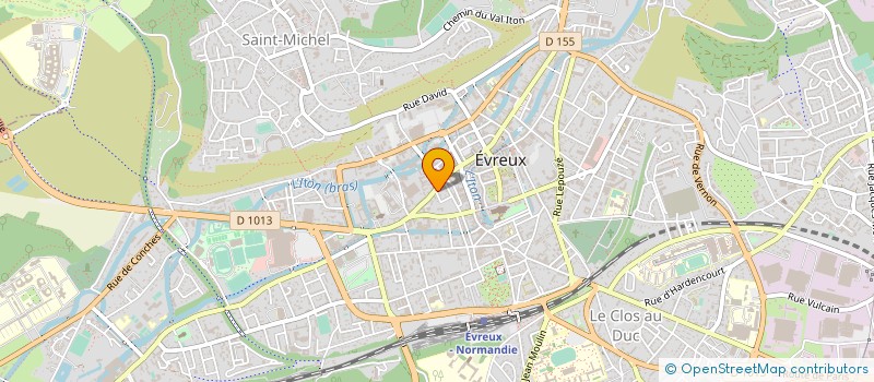 localisation de l'entreprise SB DIFFUSION à EVREUX