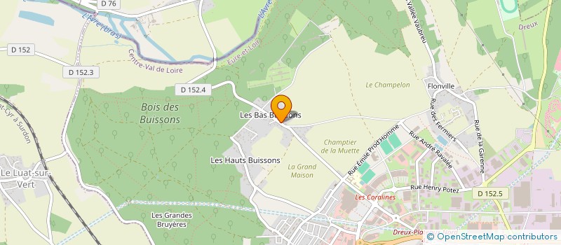 localisation de l'entreprise SB DREUX à DREUX