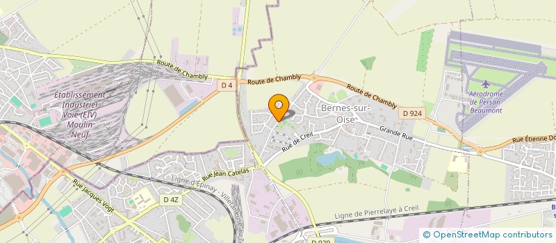 localisation de l'entreprise SB EMBALLAGES à BERNES-SUR-OISE