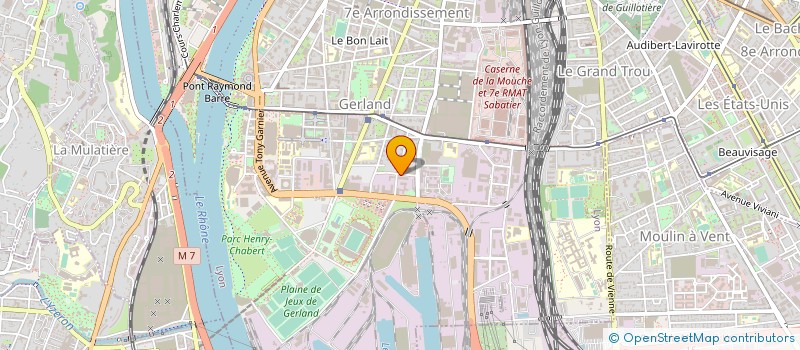 localisation de l'entreprise SB ENVIRONNEMENT  LYON