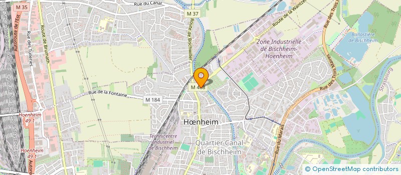 localisation de l'entreprise SB'EST TAXI  HNHEIM