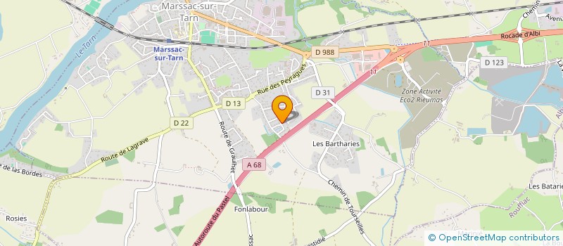 localisation de l'entreprise SB FAMILY  MARSSAC-SUR-TARN