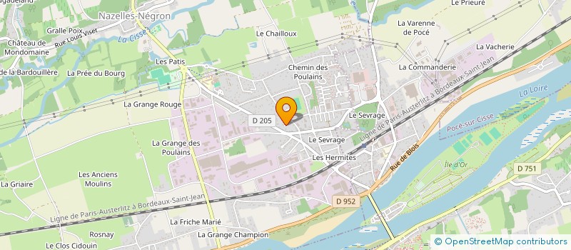 localisation de l'entreprise SB FAMILY  NAZELLES-NEGRON