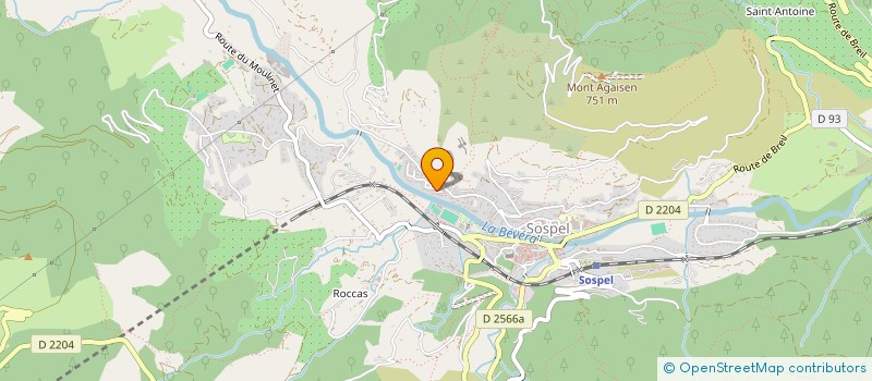 localisation de l'entreprise SB FINANCE  SOSPEL