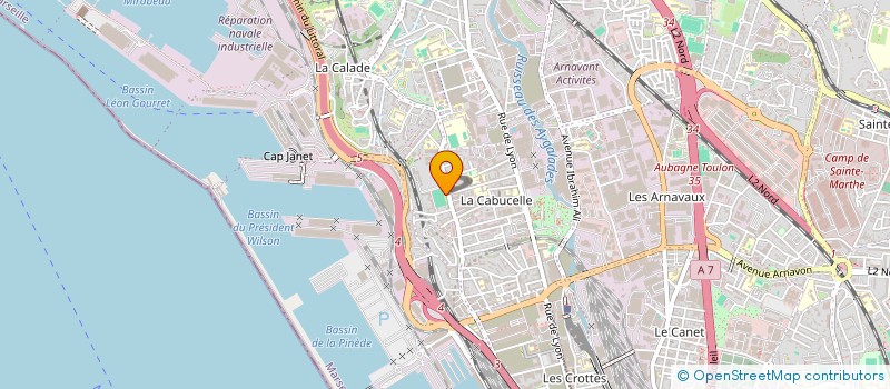 localisation de l'entreprise SB FINANCES  MARSEILLE