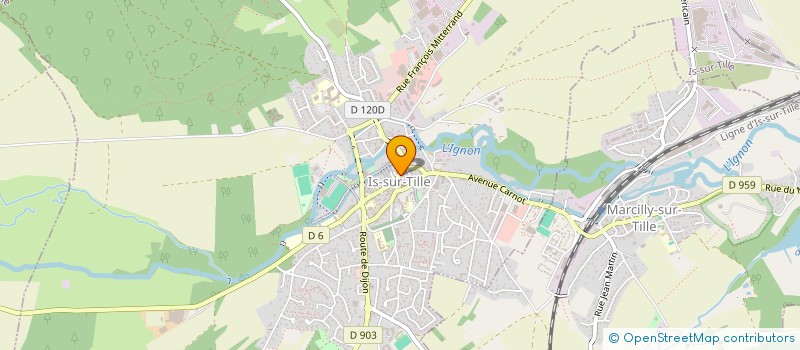 localisation de l'entreprise SB FL à IS-SUR-TILLE