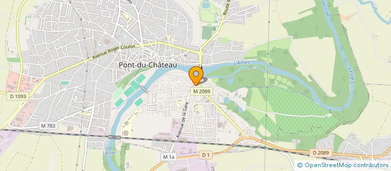 localisation de l'entreprise SB FLEUR à PONT-DU-CHATEAU