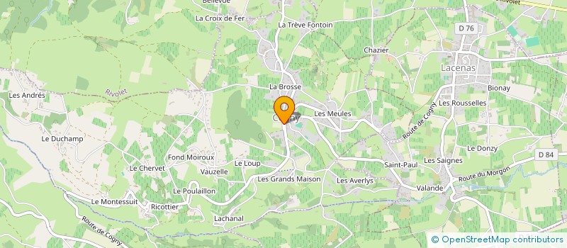 localisation de l'entreprise SB FOOD  COGNY