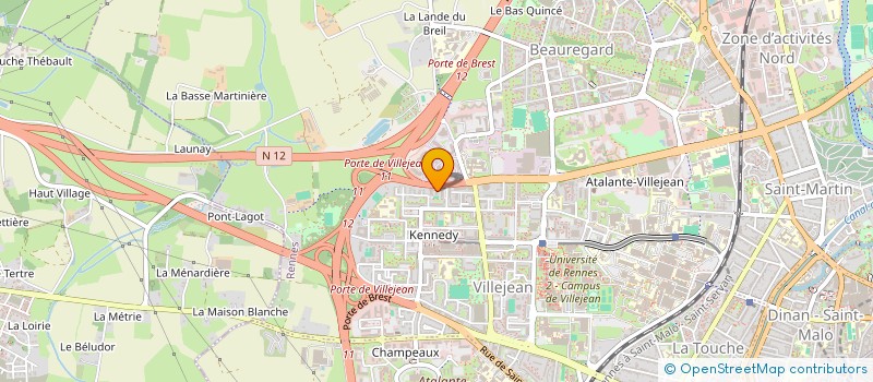 localisation de l'entreprise SB FORMATION  RENNES