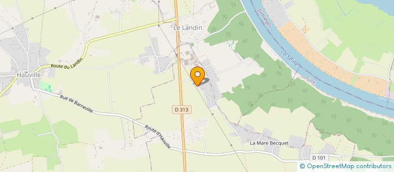 localisation de l'entreprise SB HABITAT  HONGUEMARE-GUENOUVILLE