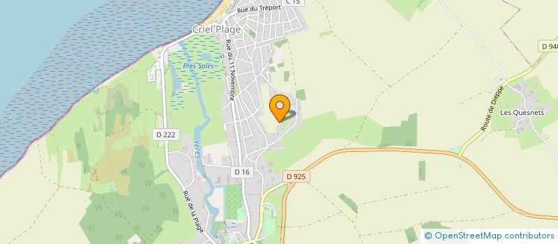 localisation de l'entreprise SB HOLDING  CRIEL-SUR-MER