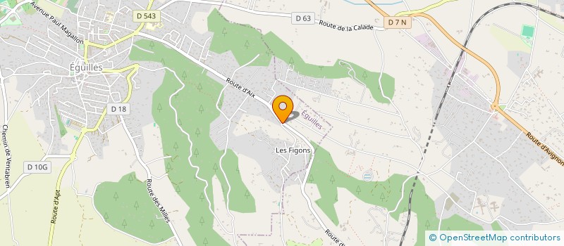 localisation de l'entreprise SB HOME à EGUILLES