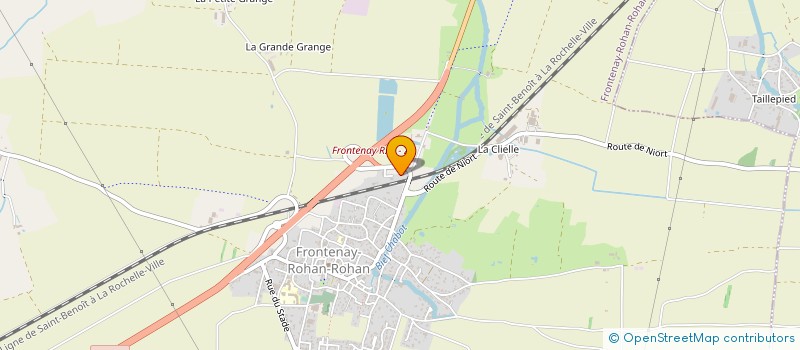 localisation de l'entreprise SB IMMO  FRONTENAY-ROHAN-ROHAN