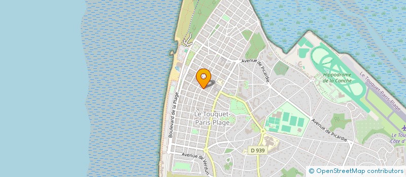 localisation de l'entreprise SB IMMO à LE TOUQUET-PARIS-PLAGE