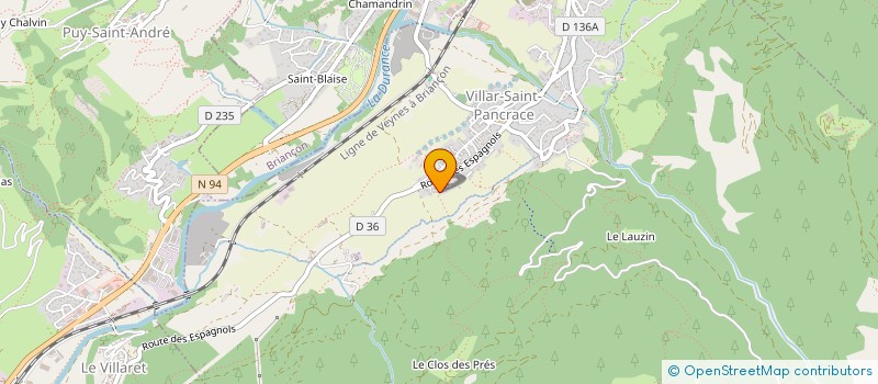 localisation de l'entreprise SB IMMO  VILLAR-SAINT-PANCRACE