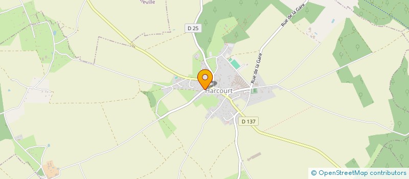 localisation de l'entreprise SB IMMO  HARCOURT