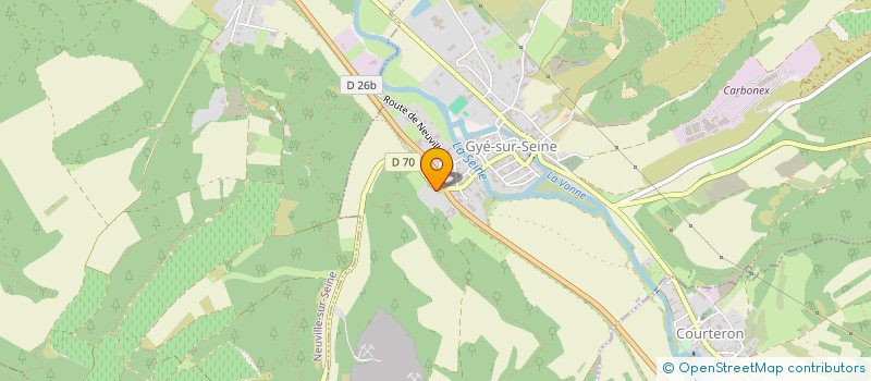 localisation de l'entreprise SB IMMOBILIER  GYE-SUR-SEINE