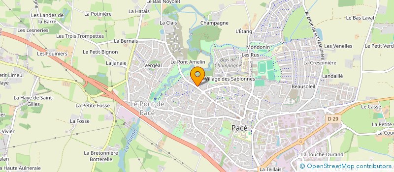 localisation de l'entreprise SB IMMOBILIER à PACE