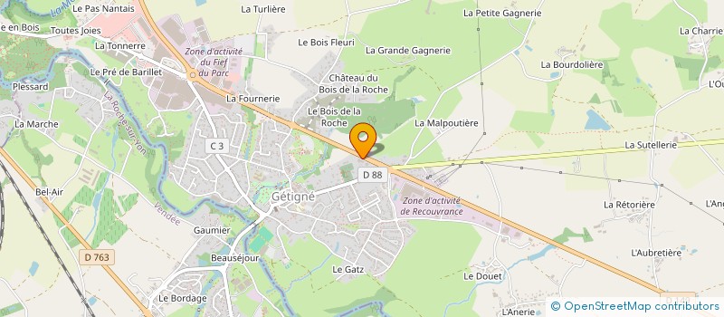 localisation de l'entreprise SB INNOV  GETIGNE