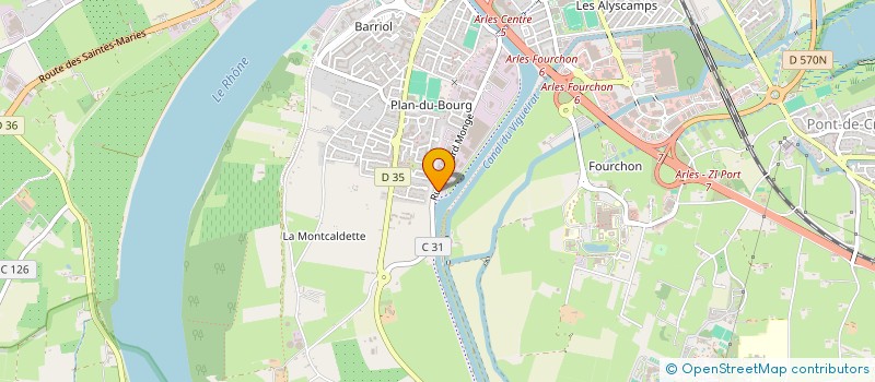 localisation de l'entreprise SB'INOV à ARLES