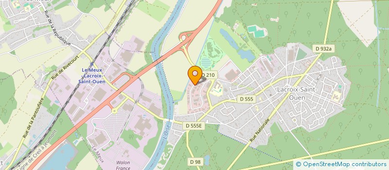 localisation de l'entreprise SB INSTALLATIONS  LACROIX-SAINT-OUEN