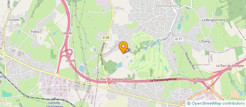 localisation de l'entreprise SB INVEST  LA TOUR-DE-SALVAGNY