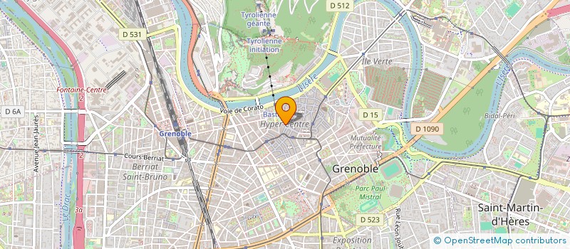 localisation de l'entreprise SB INVEST  GRENOBLE