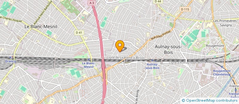 localisation de l'entreprise SB INVEST à AULNAY-SOUS-BOIS