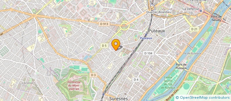localisation de l'entreprise SB INVEST à SURESNES