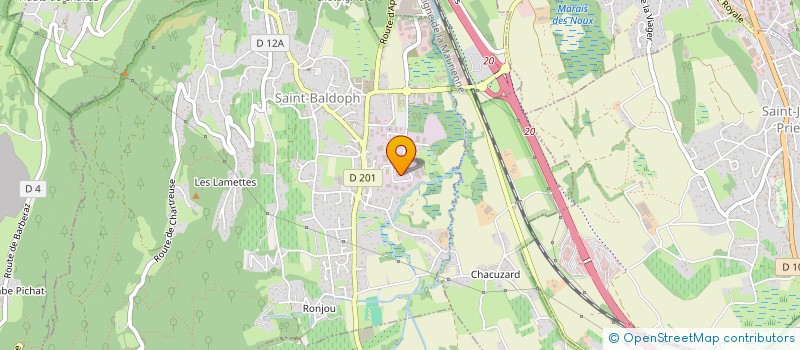 localisation de l'entreprise SB INVEST  SAINT-BALDOPH