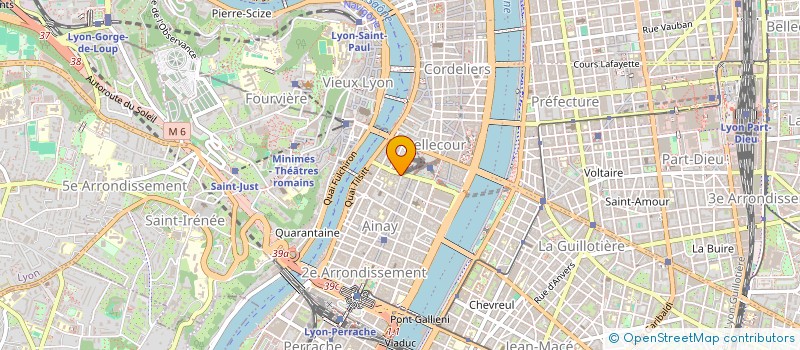 localisation de l'entreprise SB INVESTISSEMENTS à LYON