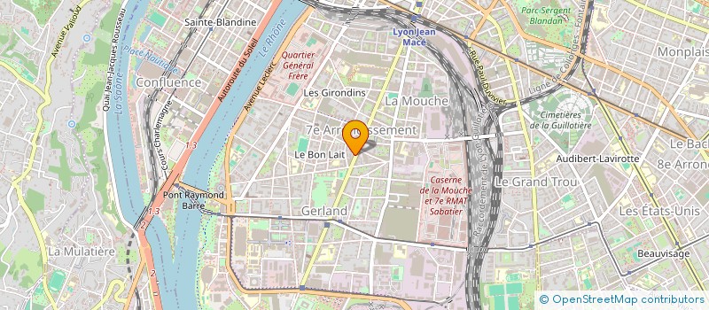 localisation de l'entreprise SB JEAN JAURES  LYON