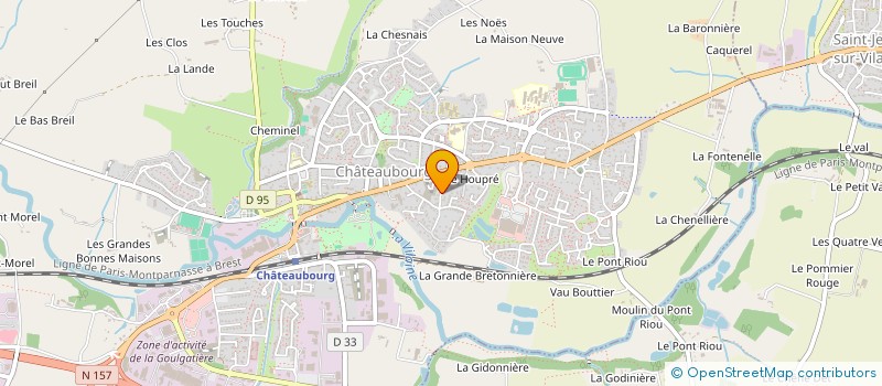 localisation de l'entreprise SB.K  CHATEAUBOURG