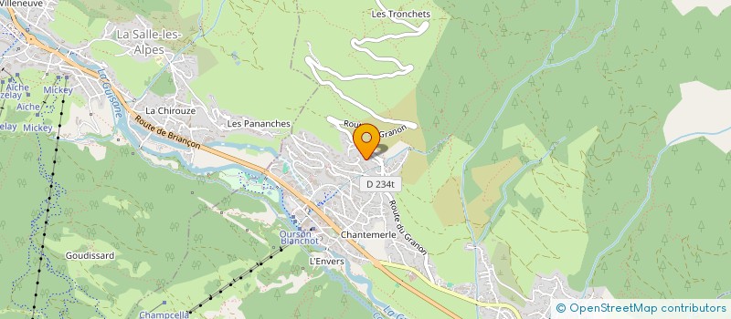 localisation de l'entreprise SB LA LAME  SAINT-CHAFFREY