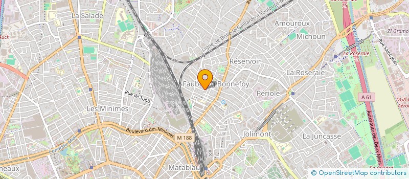 localisation de l'entreprise SB LAGON à TOULOUSE