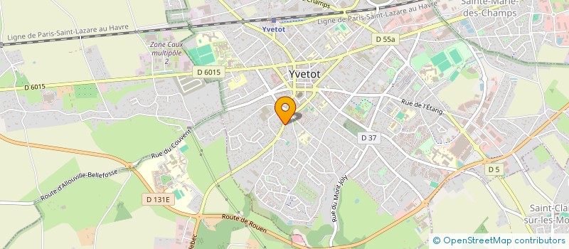 localisation de l'entreprise SB&LG IMMOBILIER  YVETOT