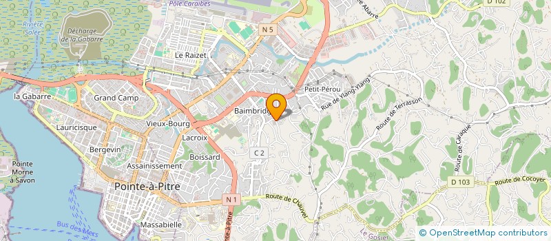localisation de l'entreprise SB'LYFE SERVICES à LES ABYMES