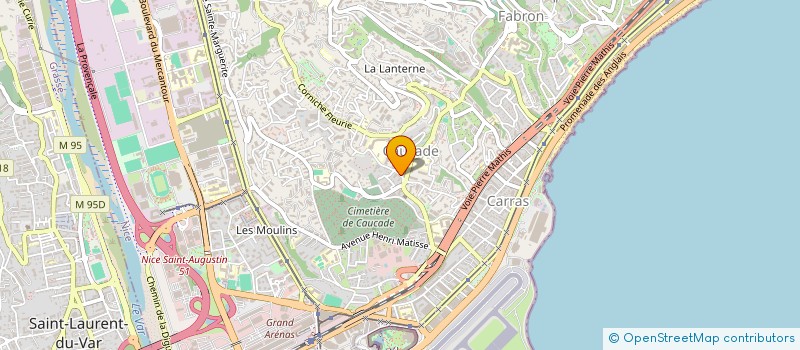 localisation de l'entreprise SB MANAGEMENT  NICE