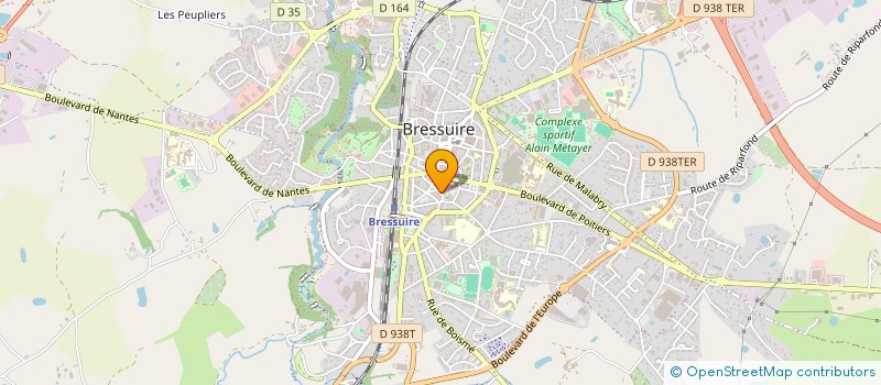 localisation de l'entreprise SB MAREE à BRESSUIRE