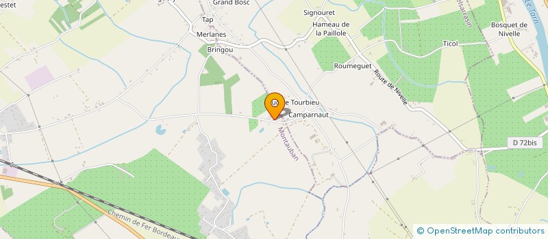 localisation de l'entreprise SB MDT  LA VILLE-DIEU-DU-TEMPLE