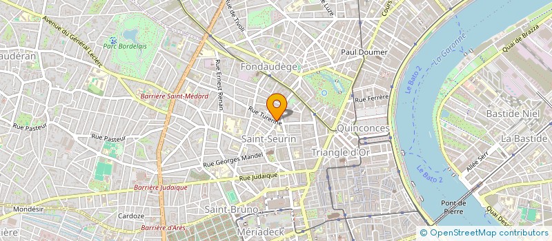 localisation de l'entreprise SB MILLESIME B16  BORDEAUX