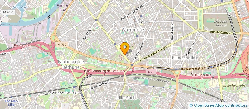 localisation de l'entreprise SB MOBILE à LILLE