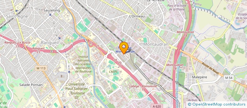 localisation de l'entreprise SB MONTAUDRAN à TOULOUSE