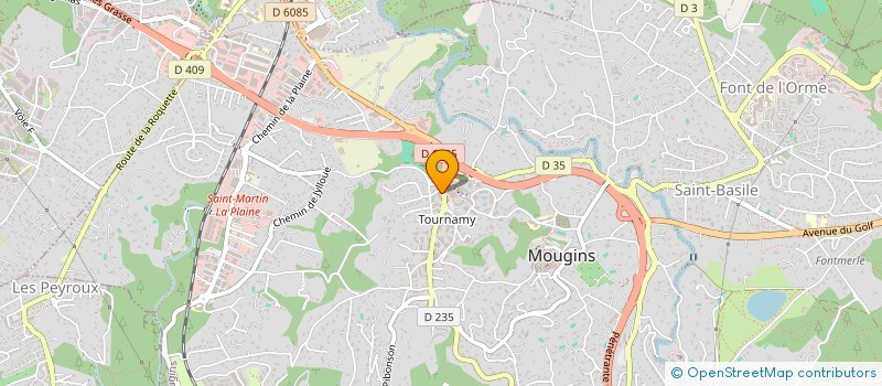 localisation de l'entreprise SB NETTOYAGE à MOUGINS
