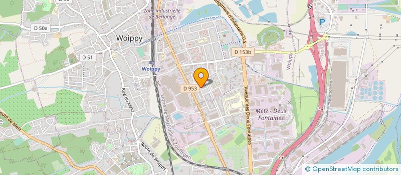 localisation de l'entreprise SB NETTOYAGE  WOIPPY