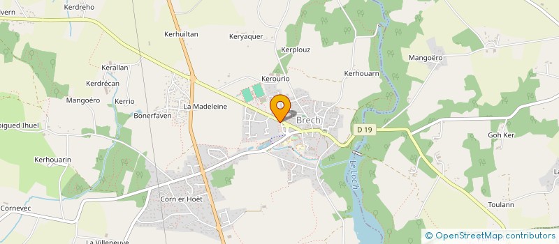 localisation de l'entreprise SB OPTIC  BRECH